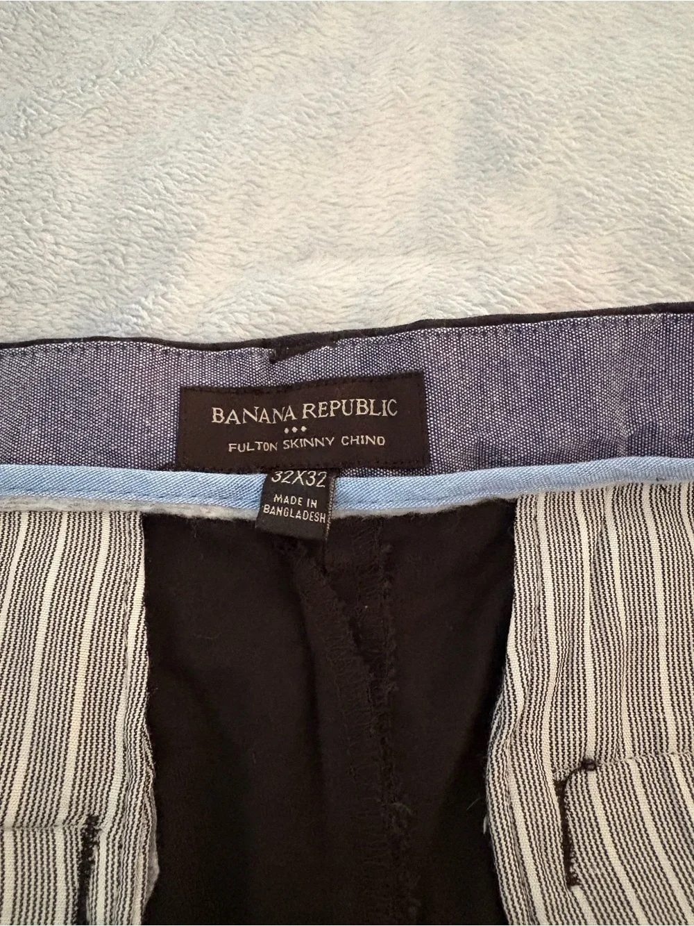 Banana Republic Men's Black Chinos - Slim Straight